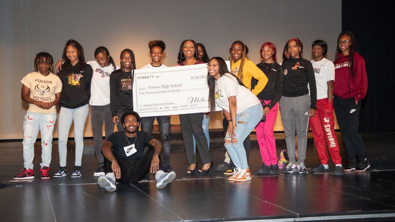 Support Her Sole - Celebrating Basketball with Donations to Area Schools