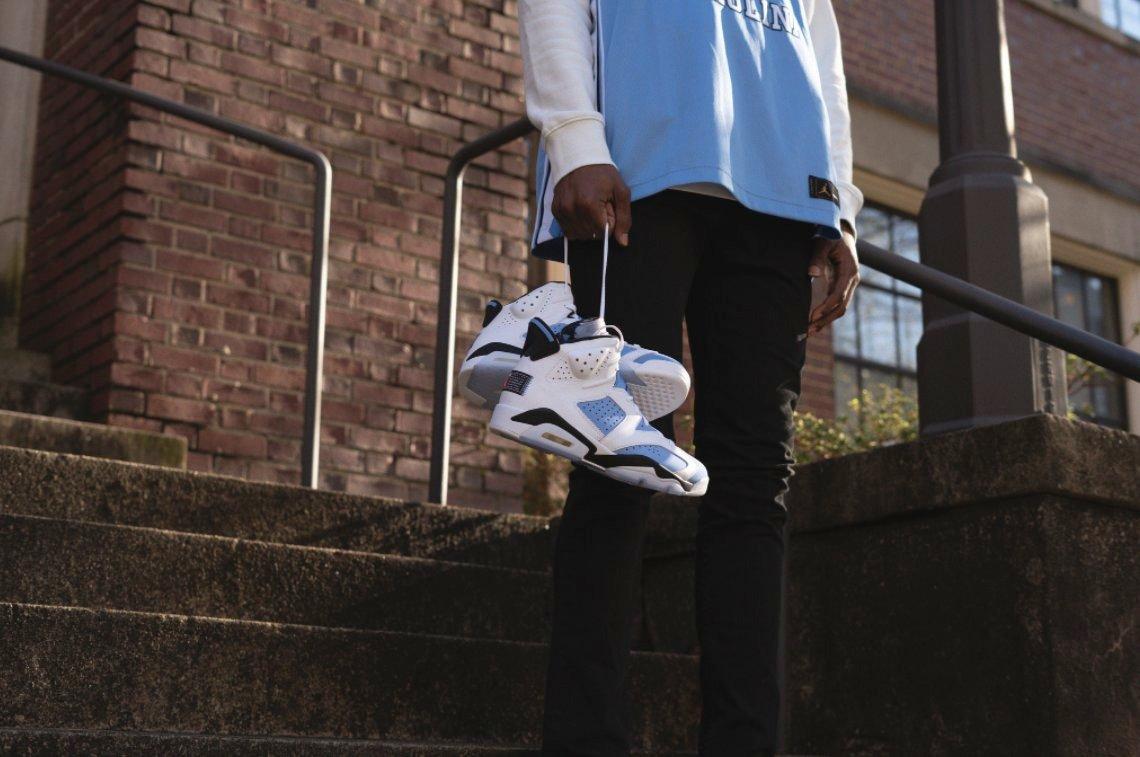 legend blue jordan 6s