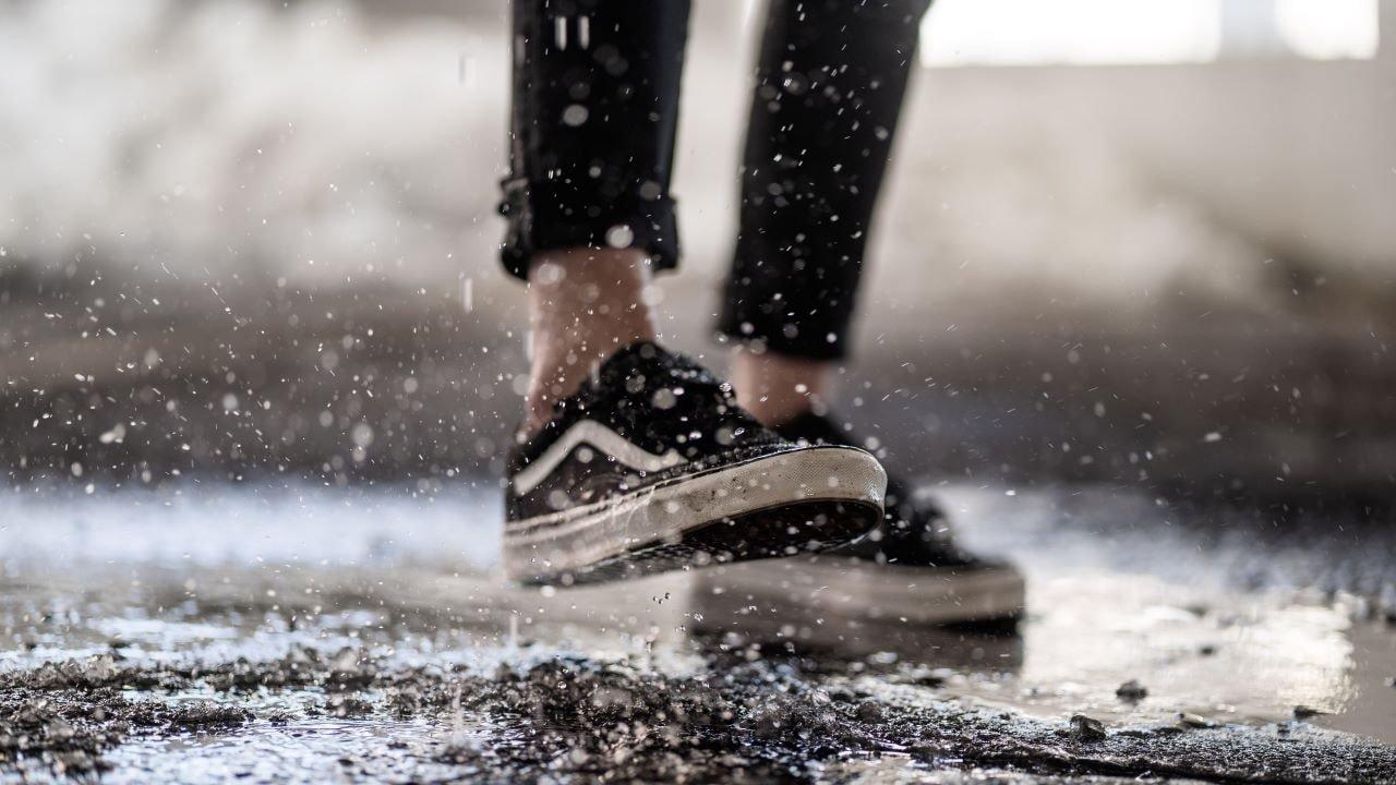 Waterproof shoes for store rainy season