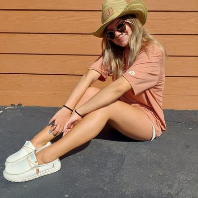 Clean, Crisp, Classic - Woman In white Hey Dude's