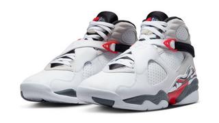 Jordan 8 Retro "White and True Red"