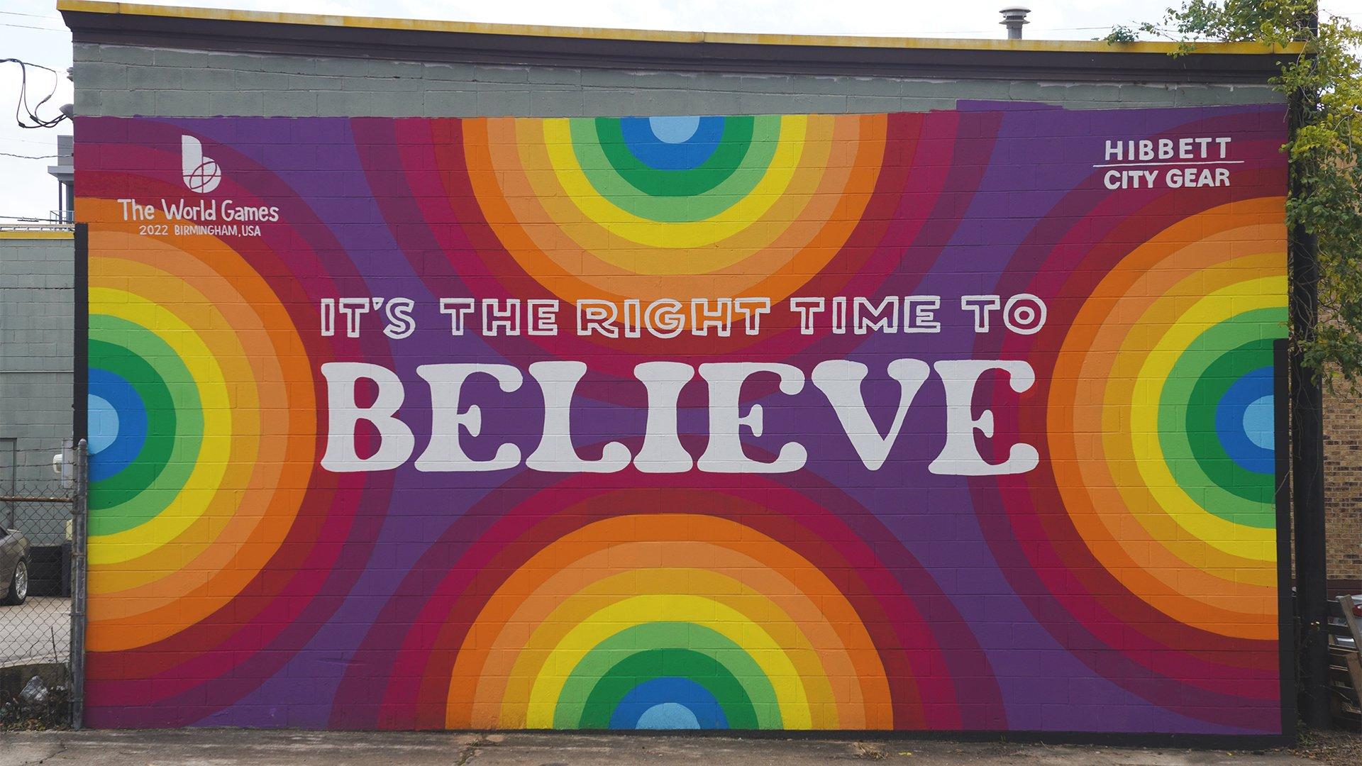 Hibbett | City Gear x The World Games 2022 Announce “It’s the Right Time” Mural Project