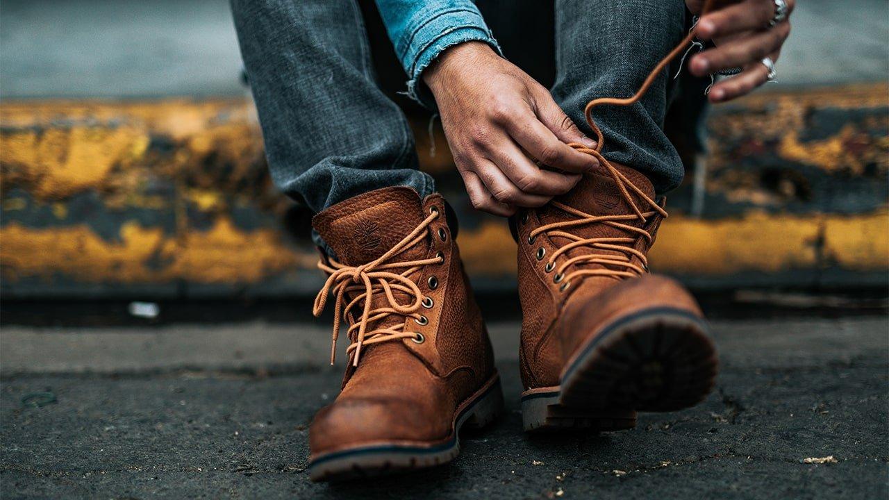 Timberland men's denim outlet boots