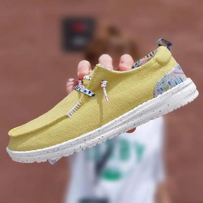 How to Wash Hey Dudes Made of Canvas - Yellow Hey Dude's