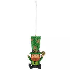 Glitter Leprechaun Ornament