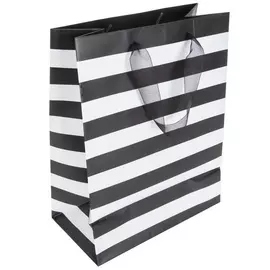 Black & White Striped Gift Bags