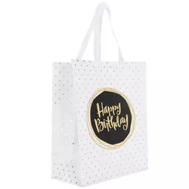 Happy Birthday Polka Dot Gift Bag