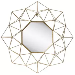 Round Flourish Metal Wall Mirror, Hobby Lobby