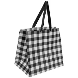 Black & White Buffalo Check Gift Bag