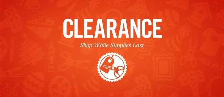 Clearance  Hobby Lobby