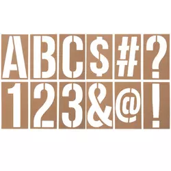 Number & Letter Stencils