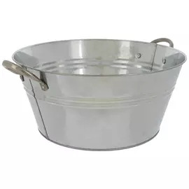 Galvanized Metal Basin Container