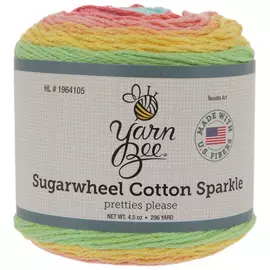 Yarn Bee Sugarwheel Cotton Sparkle Yarn