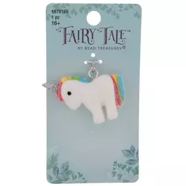Fuzzy Unicorn Charm