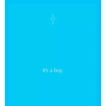 It's a boy.