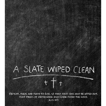A Slate Wiped Clean