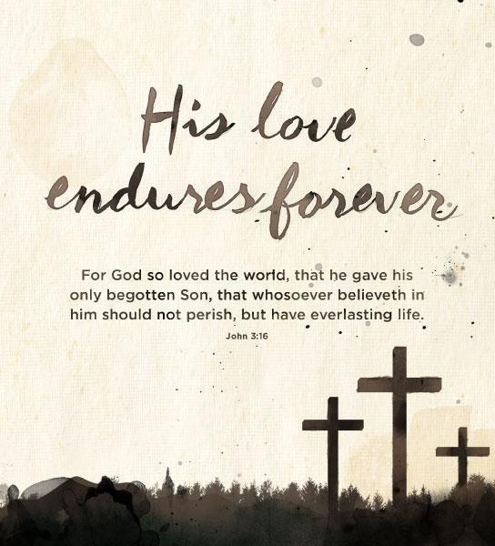 His Love Endures Forever