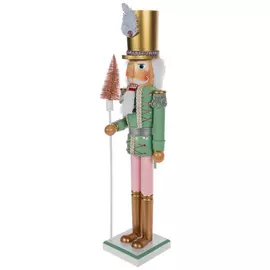 Pastel Green & Pink Nutcracker