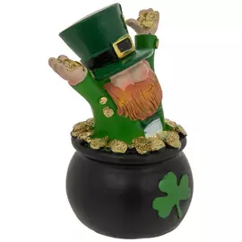 Leprechaun Gnome Jumping Out Of Pot