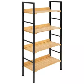 Four-Tiered Bamboo Baker's Rack