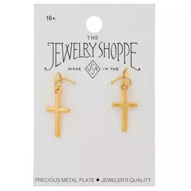 10K Gold Plated Cross Charms