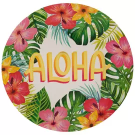 Aloha Floral Plates - Large