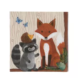 Woodland Creature Napkins - Small