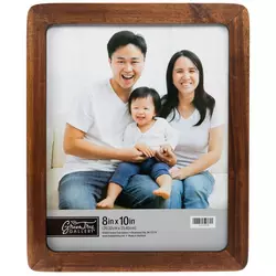 6x6 White Rustic Birch Wood Picture Square Frame - Picture Frame Includes UV Acrylic, Foam Board Backing, & Hanging Hardware!
