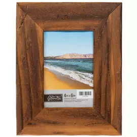 Rustic Wood Tabletop Frame - 4" x 6"