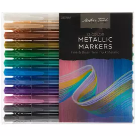 Master's Touch Twin Tip Markers - 12 Piece Set