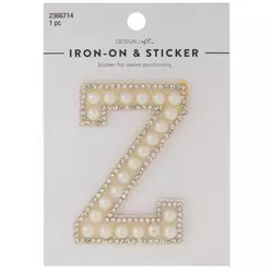 Embroidered Block Letter Iron-On Patches - 1, Hobby Lobby, 496901