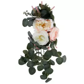 Eucalyptus, Rose & Carnation Swag