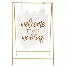 Welcome To Our Wedding Metal Sign