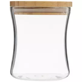 Curvy Glass Canister