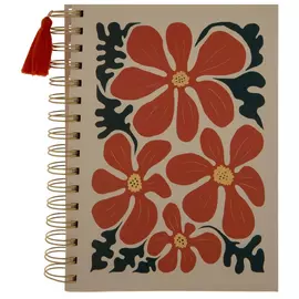 Retro Florals Undated Spiral Planner - 12 Months