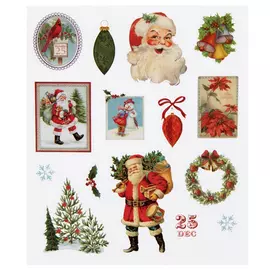 Vintage Christmas Stickers