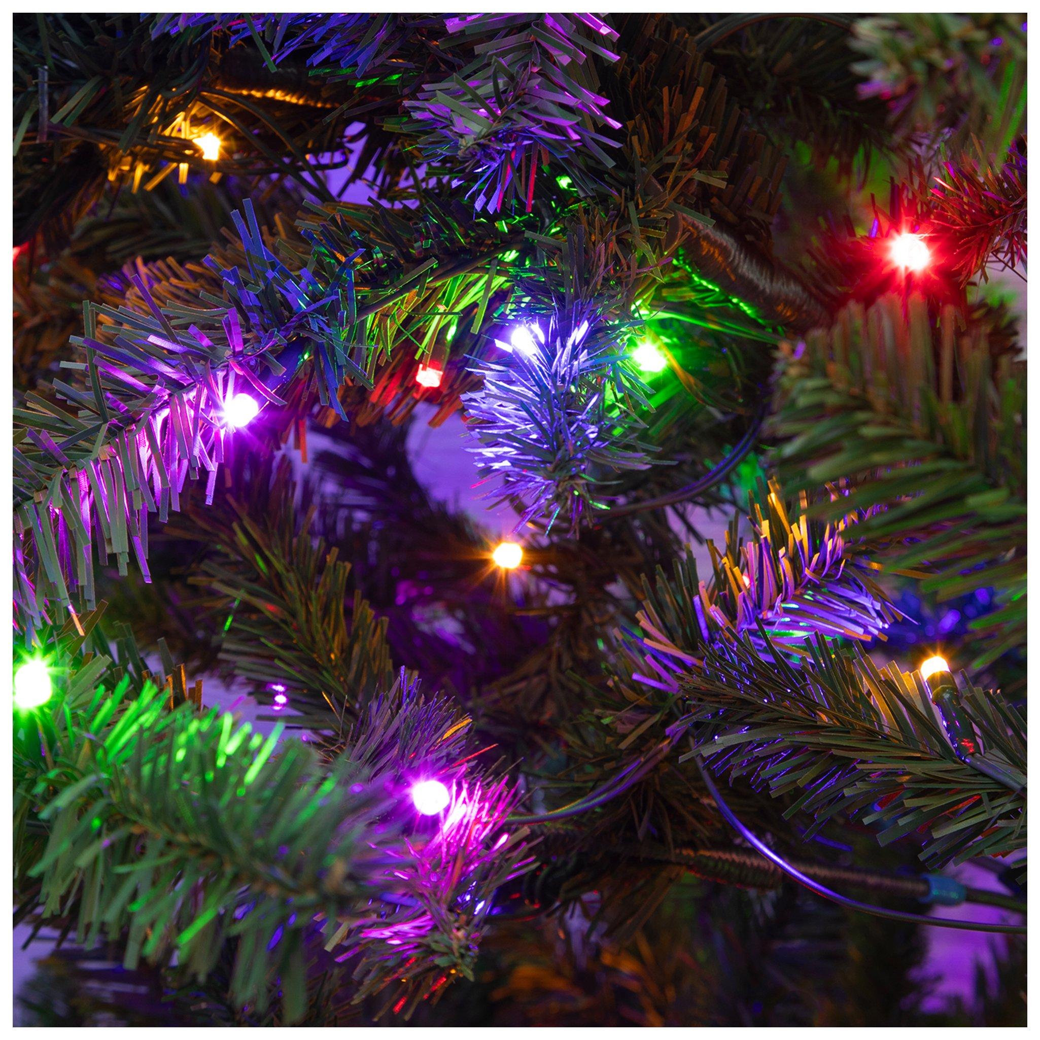 Brookwood Fir Pre-Lit Christmas Tree - 7.5 ft view 6