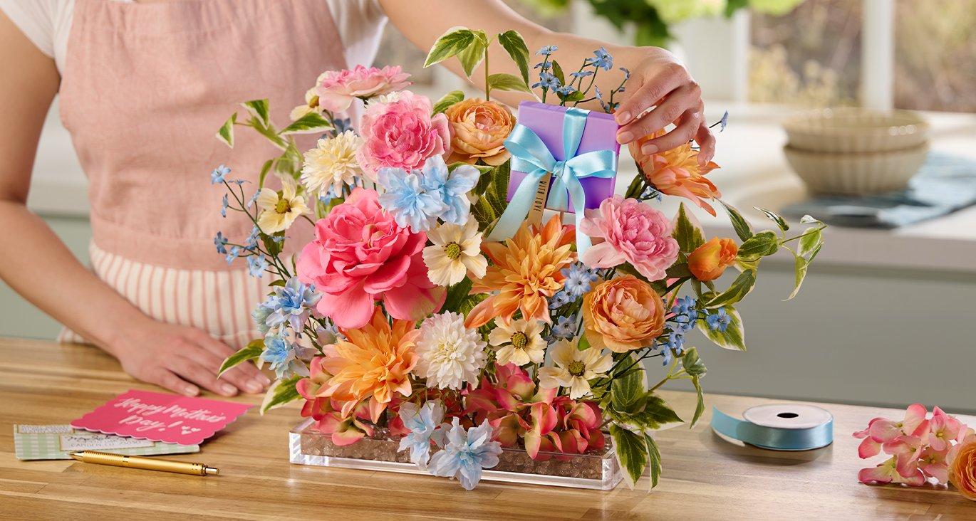 TaoBary 8 Sets Florist Bouquet Envelope Boxes With Floral Foam Blocks, Paper Packaging Gift Flower Box For Valentine's Day Mother's Day Wedding Birthday Party Decoration Wrapping Supplies