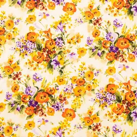 Floral Bouquet Cotton Calico Fabric