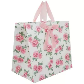 Pink Floral Gift Bag
