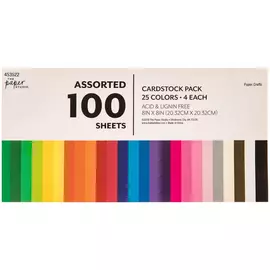 Assorted Cardstock Paper Pack