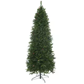 Slim Yuletide Pine Christmas Tree - 9'