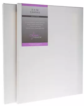 The Fine Touch Blank Canvas Set - 11" x 14"