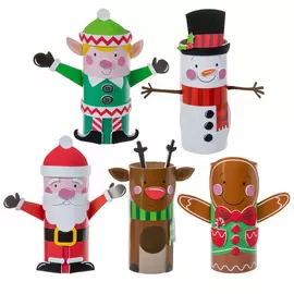 Christmas Character Paper Roll Craft Kit
