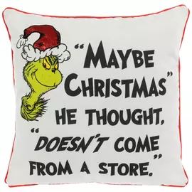 Grinch Maybe Christmas Pillow