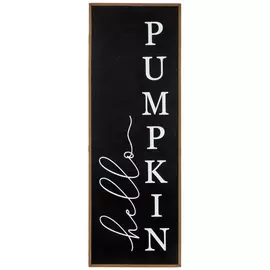 Hello Pumpkin Wood Wall Decor