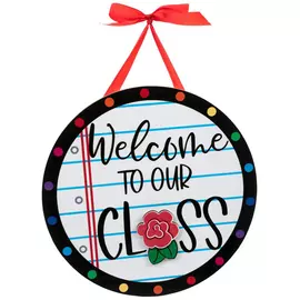 Interchangeable Welcome Wood Wall Decor