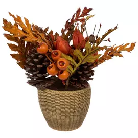 Pinecone, Leaf & Acorn Arrangement