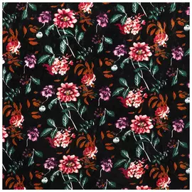 Moody Floral Velvet Fabric
