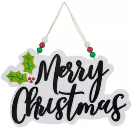 Merry Christmas Wood Wall Decor